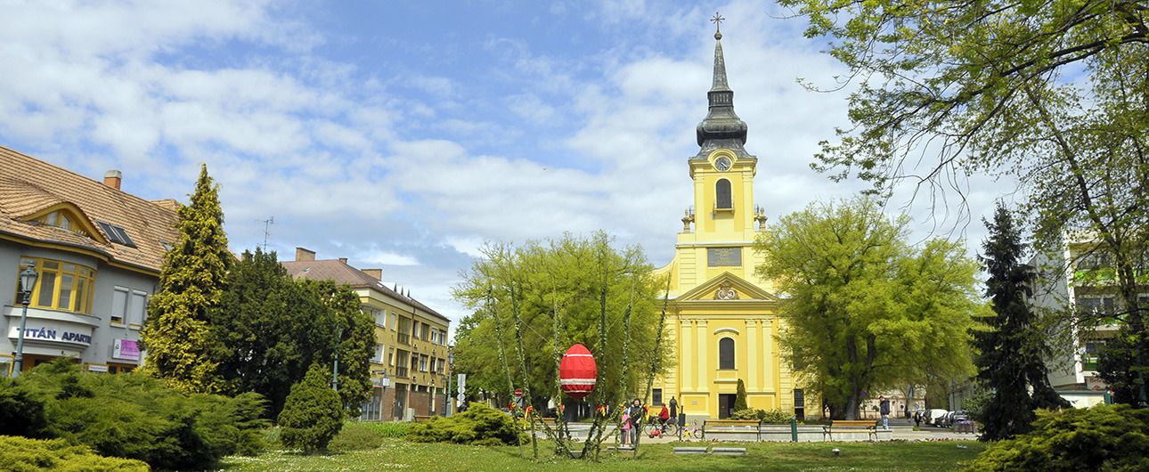 Downtown Nádi Boldogasszony Pilgrimage Church