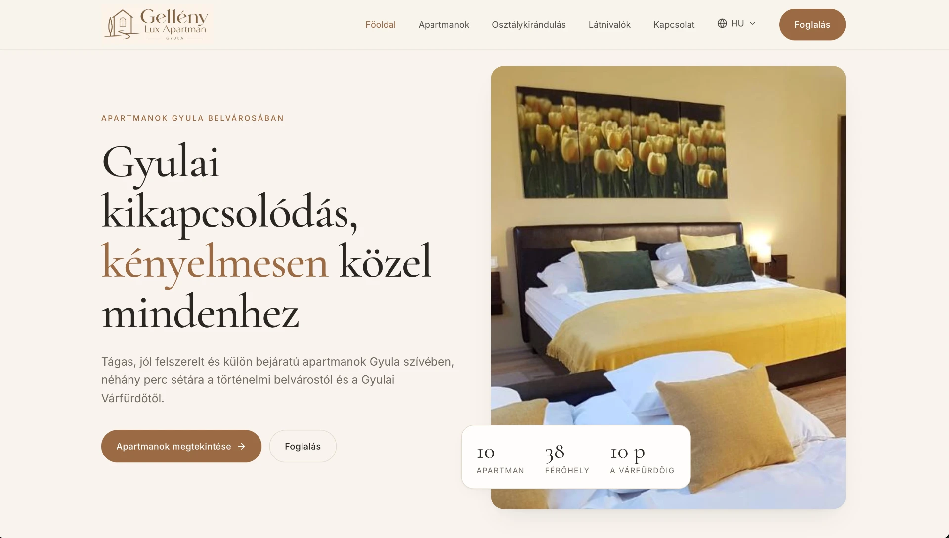 Gellény Lux Apartman in Gyula, Hungary